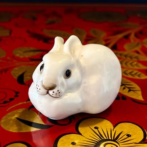 Beautiful Little Lomonosov Rabbit/Bunny Figurine