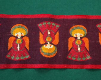 Södahl Denmark Vintage Christmas Table Runner — Retro Angels