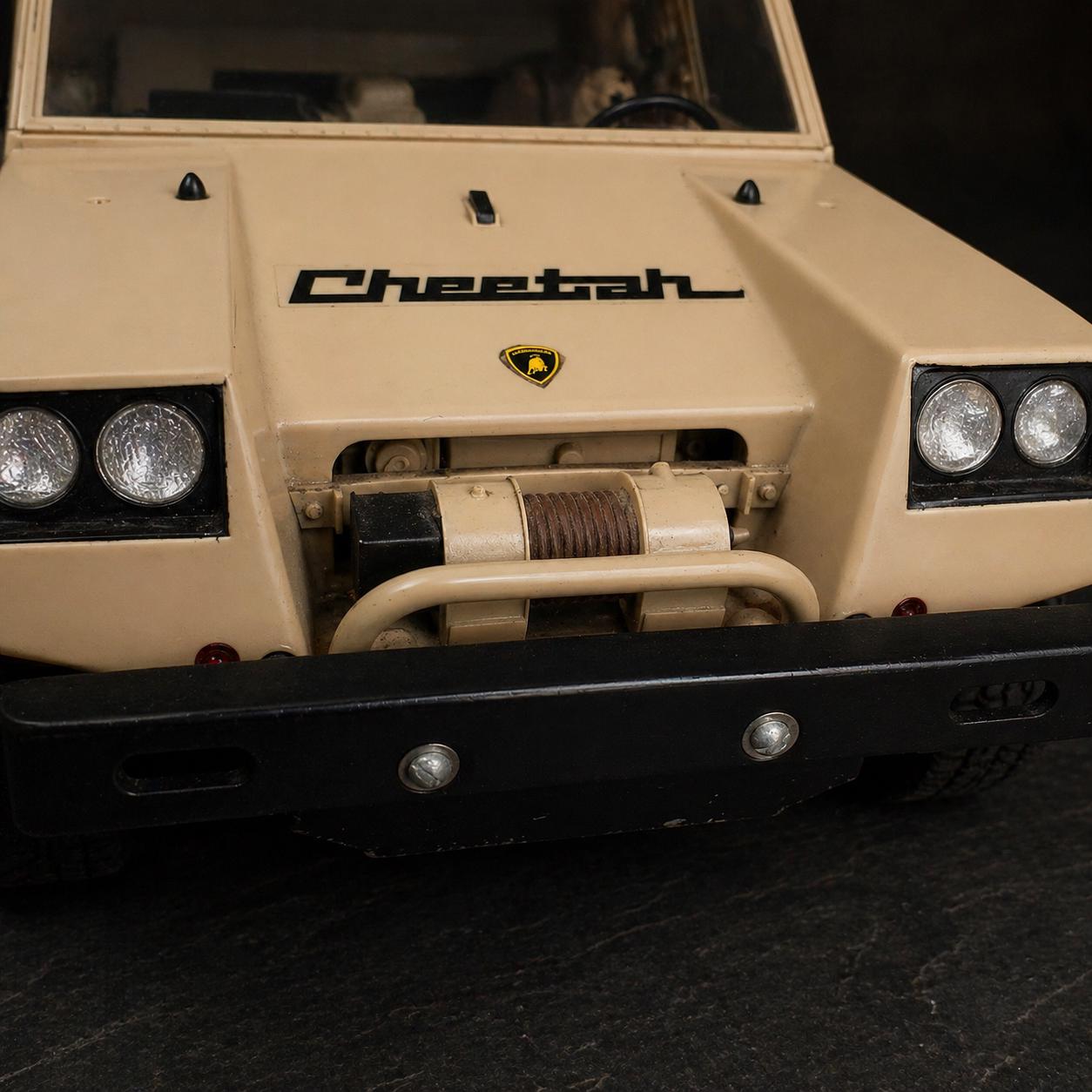 Vintage 1978 Tamiya Cheetah Lamborghini RC Car 1/12 W/ Controller