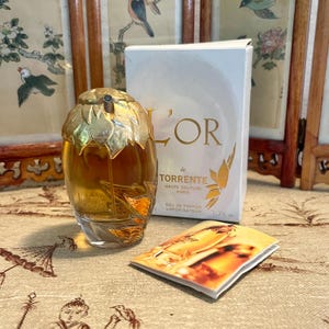 L’Or de Torrente Eau de Parfum 50ml / Haute Couture Paris / Vintage Perfume with Box