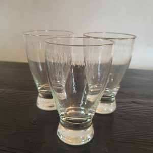 Tre bicchieri da acqua vintage Lyngby