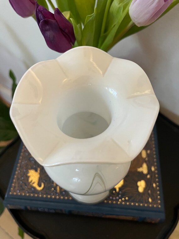 ミッドセンチュリー ムラーノガラス スノーフレーク花瓶 - 1960年代