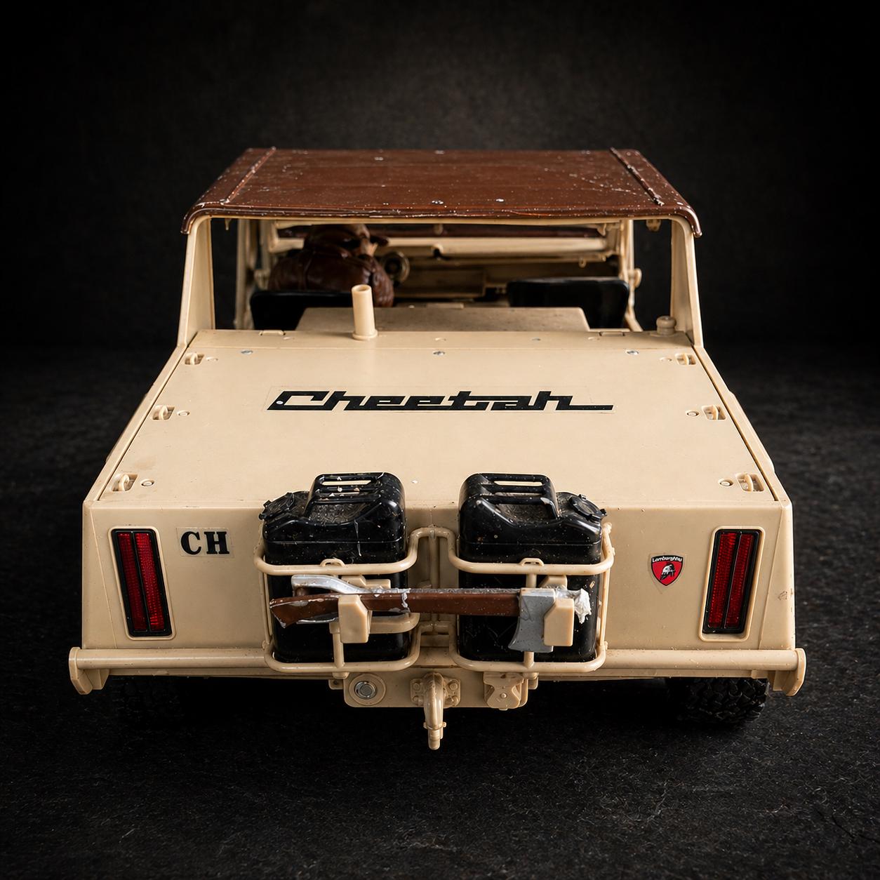 Vintage 1978 Tamiya Cheetah Lamborghini RC Car 1/12 W/ Controller