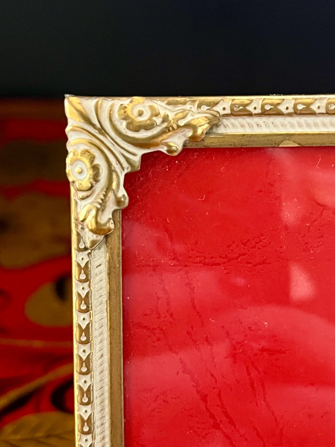 Vintage Danish Metal Photo Frame: Mid-century Modern Square Decor - Etsy
