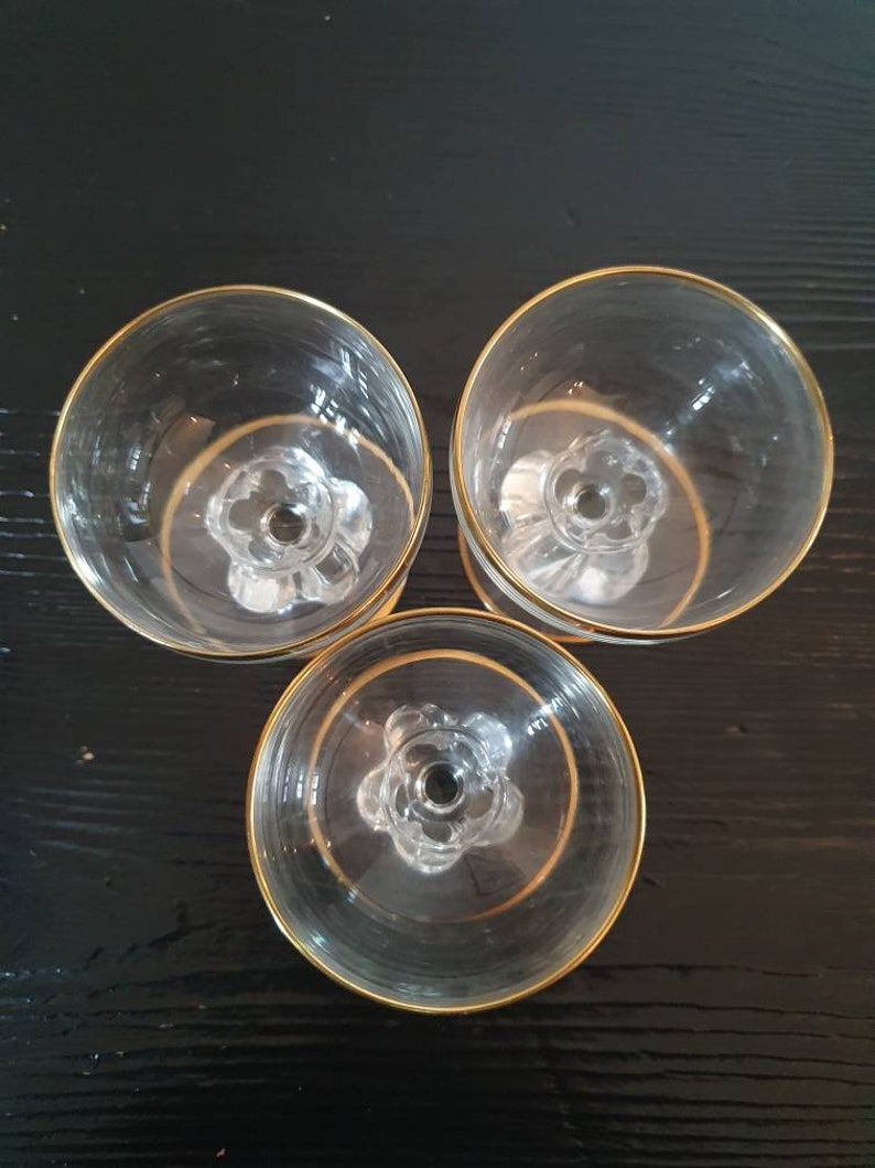 Beautiful Holmegaard Gisselfeld Liqueur Glasses