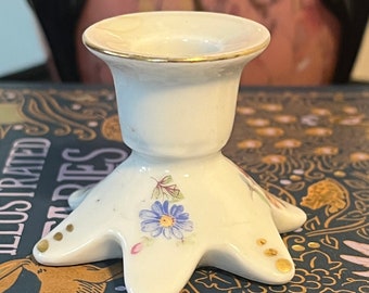 Beautiful Tiny Dresden Hand Painted Candle Holder