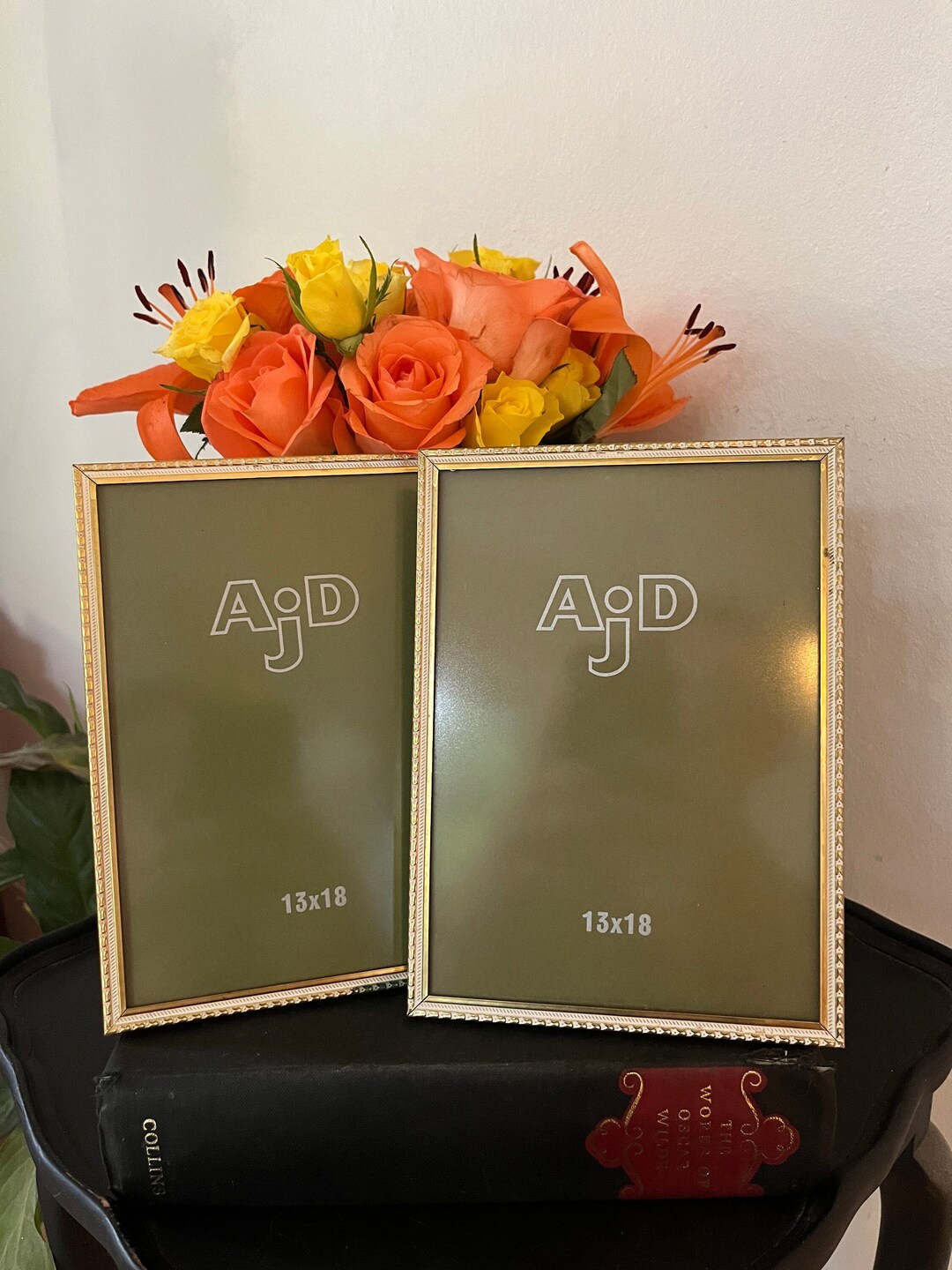 Set of Two Vintage Danish Photograph Frames - Etsy