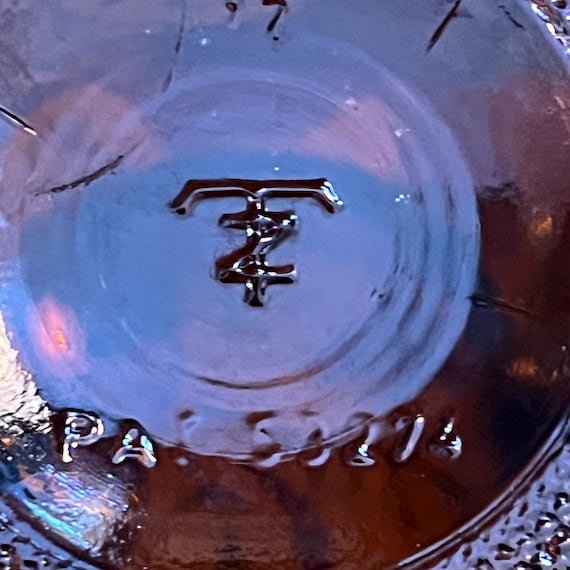 コルク栓付きヴィンテージアンバーガラス薬瓶6個セット - スクエア