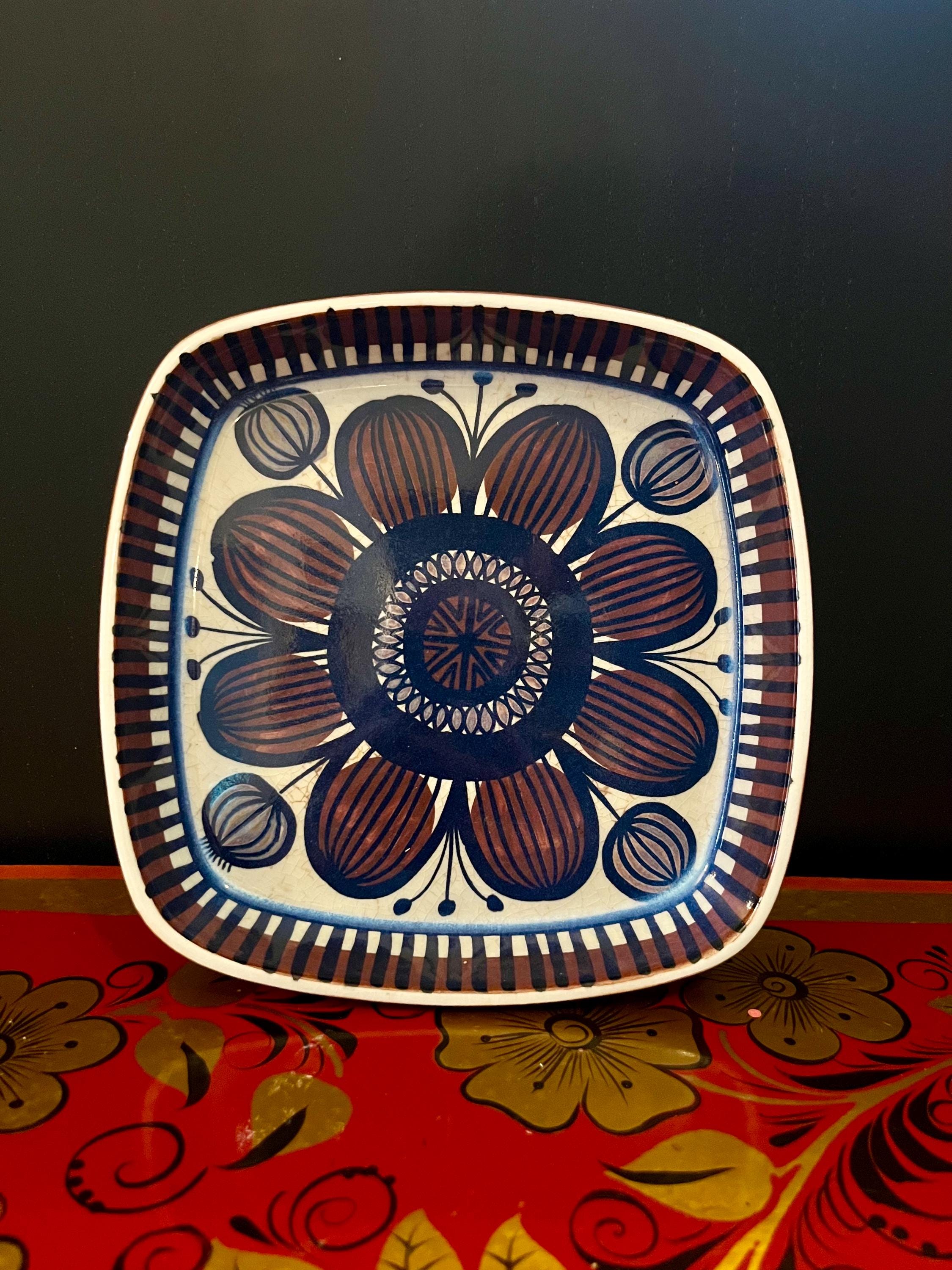 Vintage Royal Copenhagen Aluminia BACA Bowl: Mid-century Danish