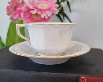 アンティーク ロイヤル コペンハーゲン ホワイト＆ゴールド コーヒー