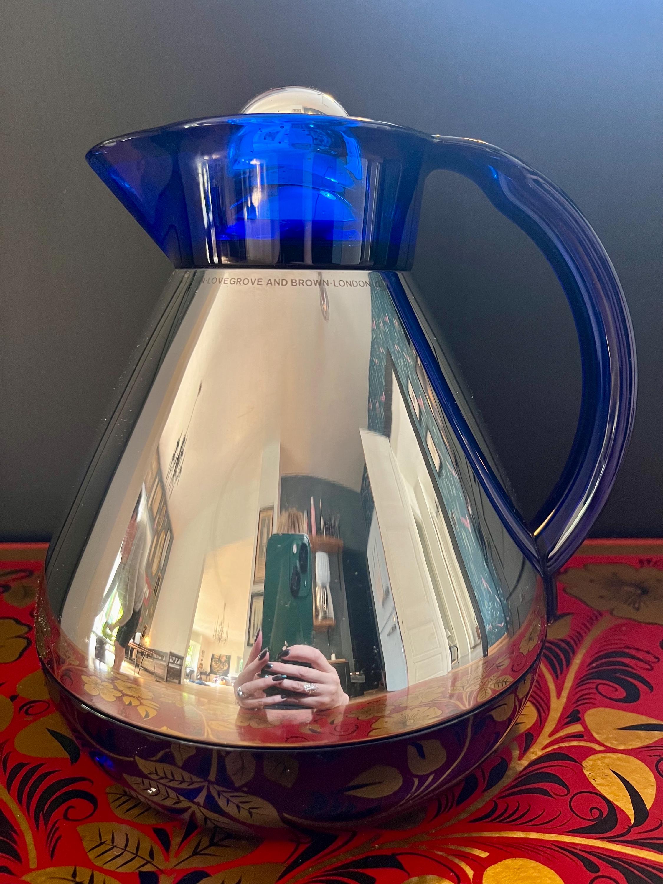 Vintage Alfi Germany Chrome Carafe/jug: Lovegrove and Brown London