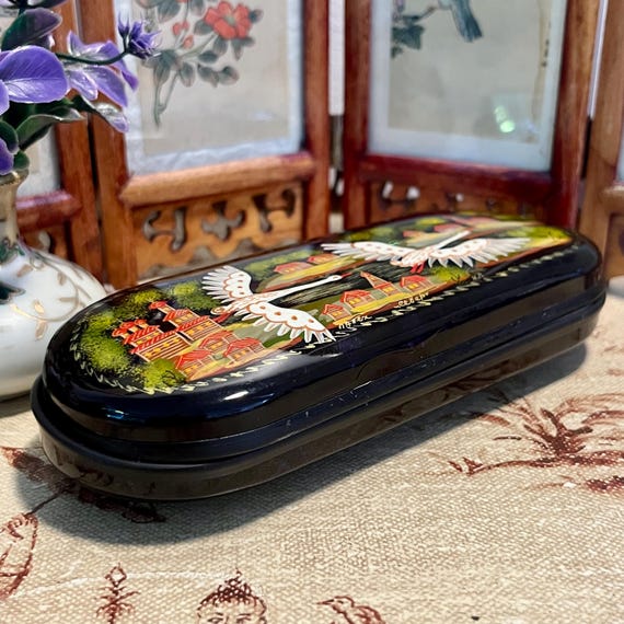 1950s ヴィンテージ　ヌード　オッパイ　グラスケース　ラバー製　ピンナップ Hard Sunglass Case No. 251 | Vintage Chestnut Leather Eyewear Case その他