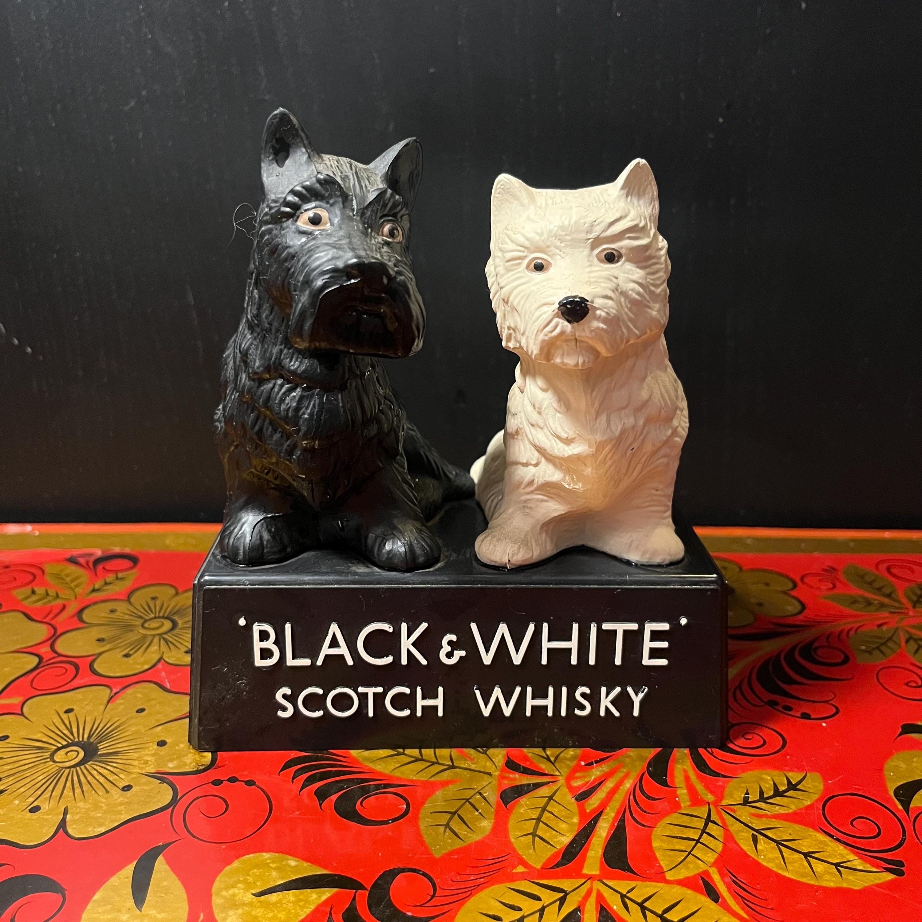 ビンテージ ウイスキー 特級 ブラック ＆ ホワイト 犬 スコティッシュテリア Black and white scotch whiskey dogs - Etsy 日本