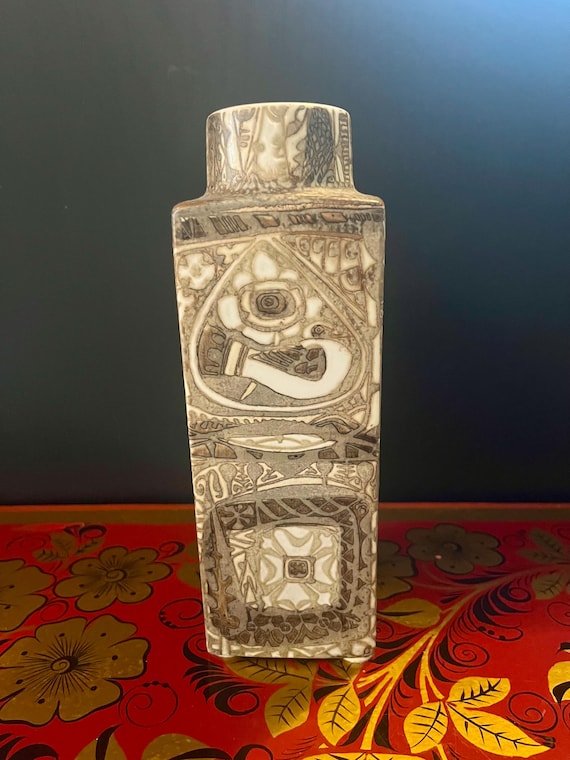 Vintage Royal Copenhagen Baca Fajance Vase by Nils Thorsson - Etsy
