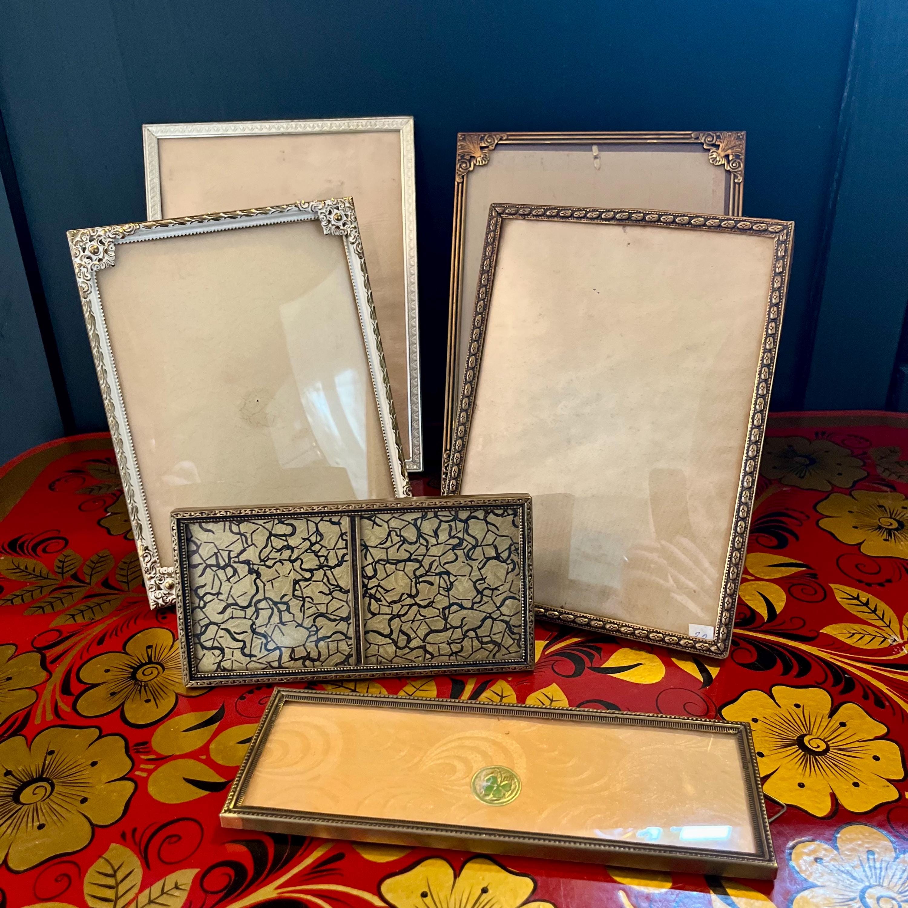 英国　アンティーク額装品 1930年代のアンティーク フォトフレーム(m-196-z-1)｜アンティーク雑貨