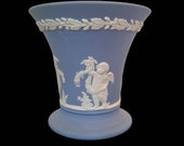 Two Beautiful Vintage Wedgewood Jasperware Vases