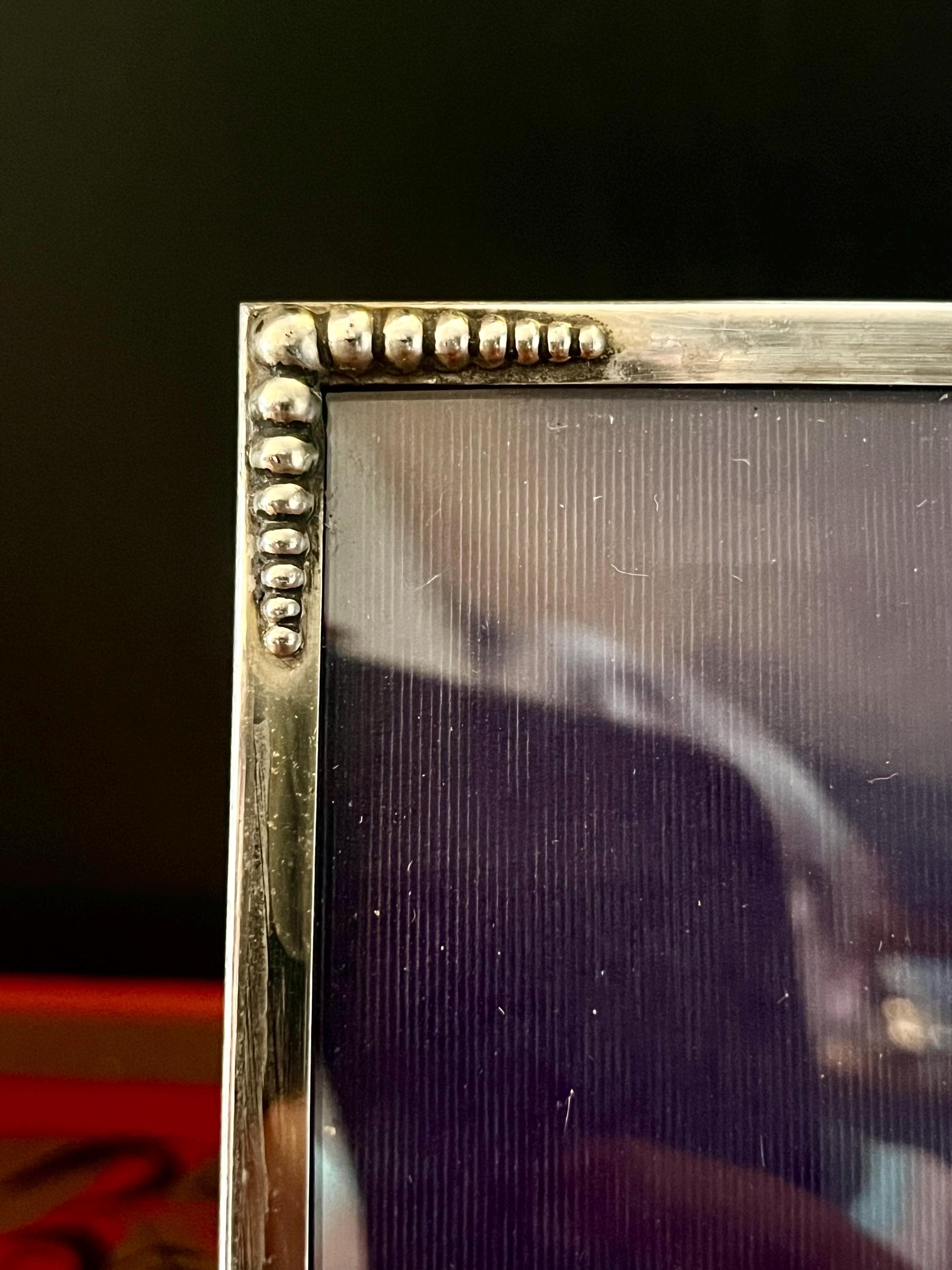 北欧ヴィンテージ　フォトフレーム４点セット　湾曲ガラス　凸ガラス　デンマーク 北欧ヴィンテージ フォトフレーム4点セット 湾曲ガラス 凸ガラス