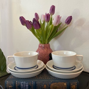 Set Of Two Vintage Bing And Grondahl Trio Sets