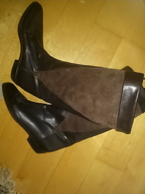 Brunella - high-quality leather boots - brown size