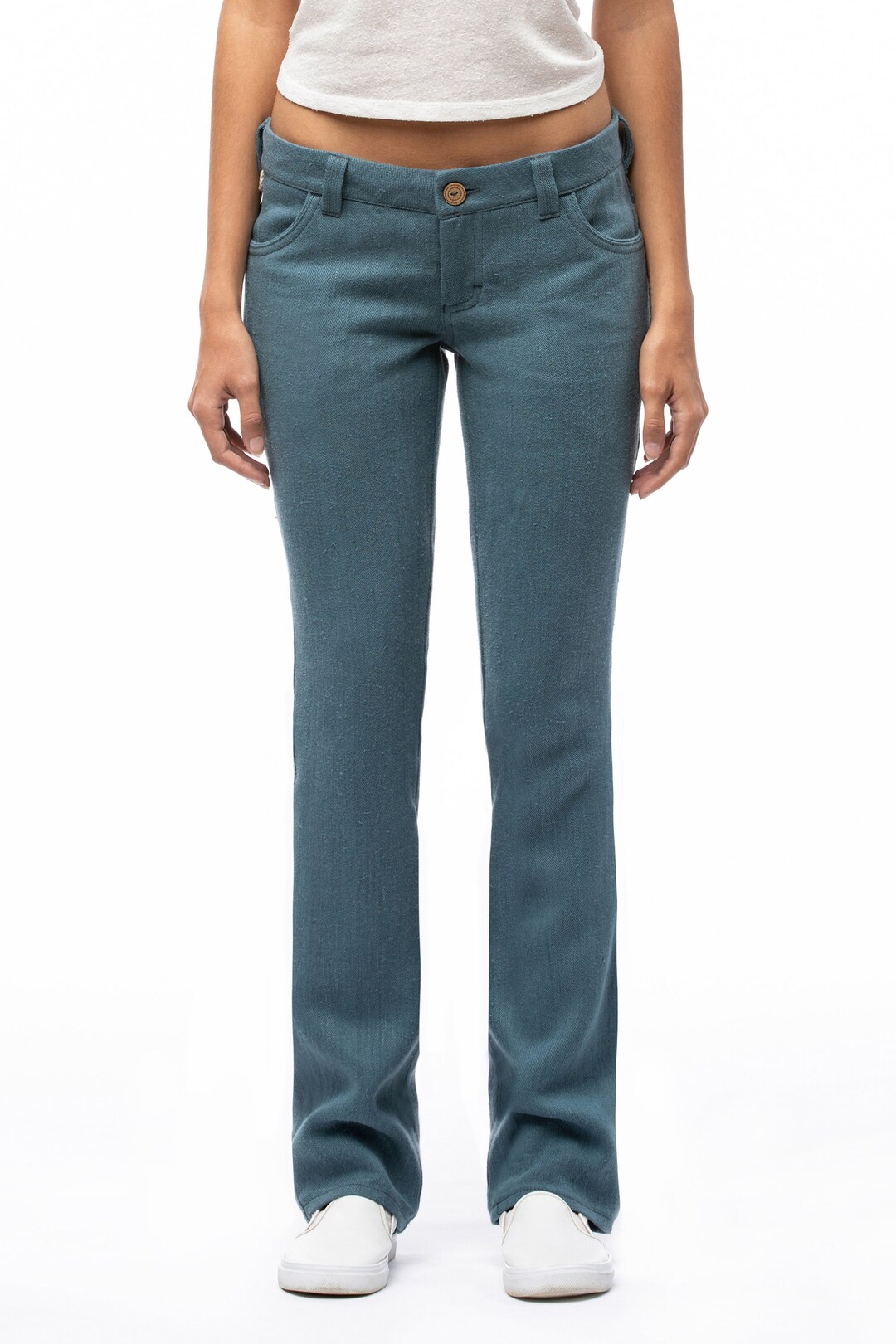 100 Hemp Jeans Women's Jeans Low Waist Jeans Vegan Straight Leg Jeans Etsy