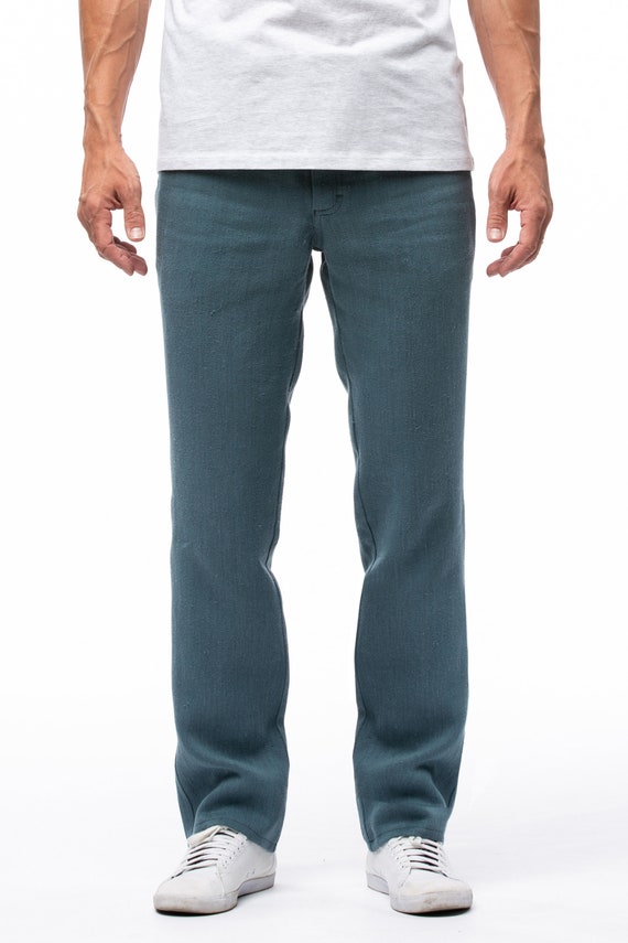 100 Hemp Jeans Men's Jeans Custom Made Made to Etsy