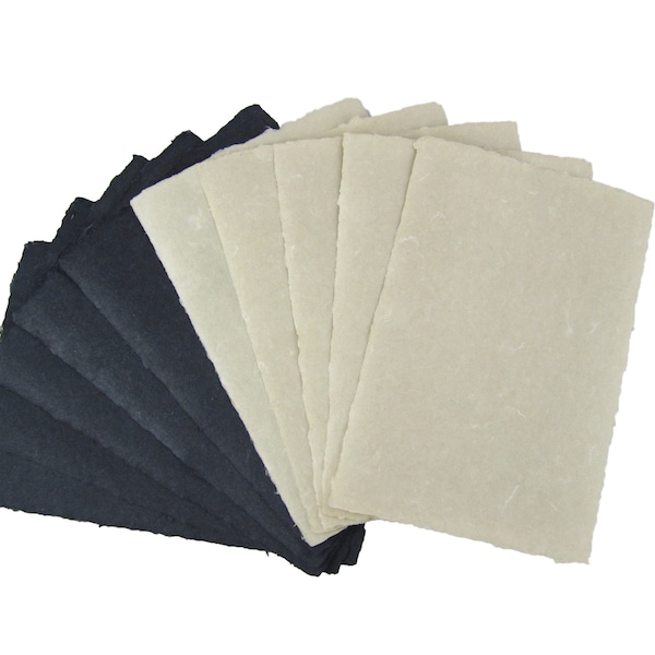 Handmade Hemp Rag Paper | Hemp Paper | Handmade Paper | Deckle Edge Paper | Tree Free & Sustainable