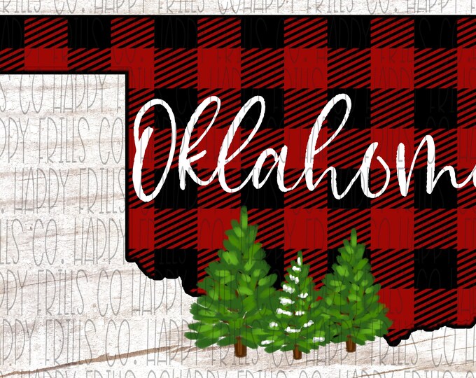 New Mexico buffalo plaid with Christmas tree outline png instant download Sublimate Design designs for sublimation