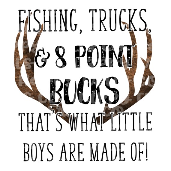 Boys Hunting What Little Boys Are Made Of Png Instant Etsy