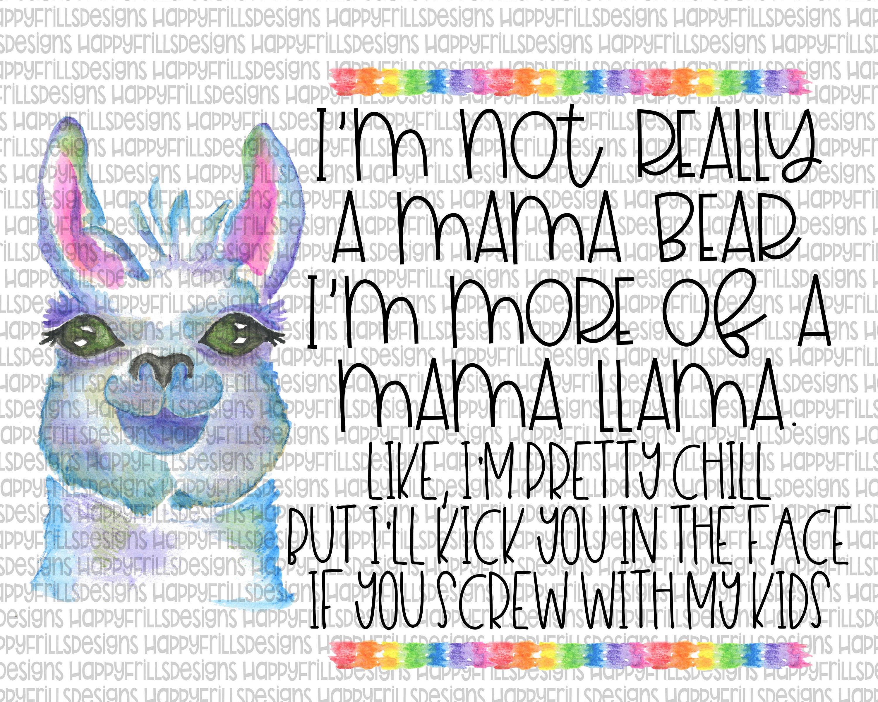 Download Llama design Digital image png instant download for ...