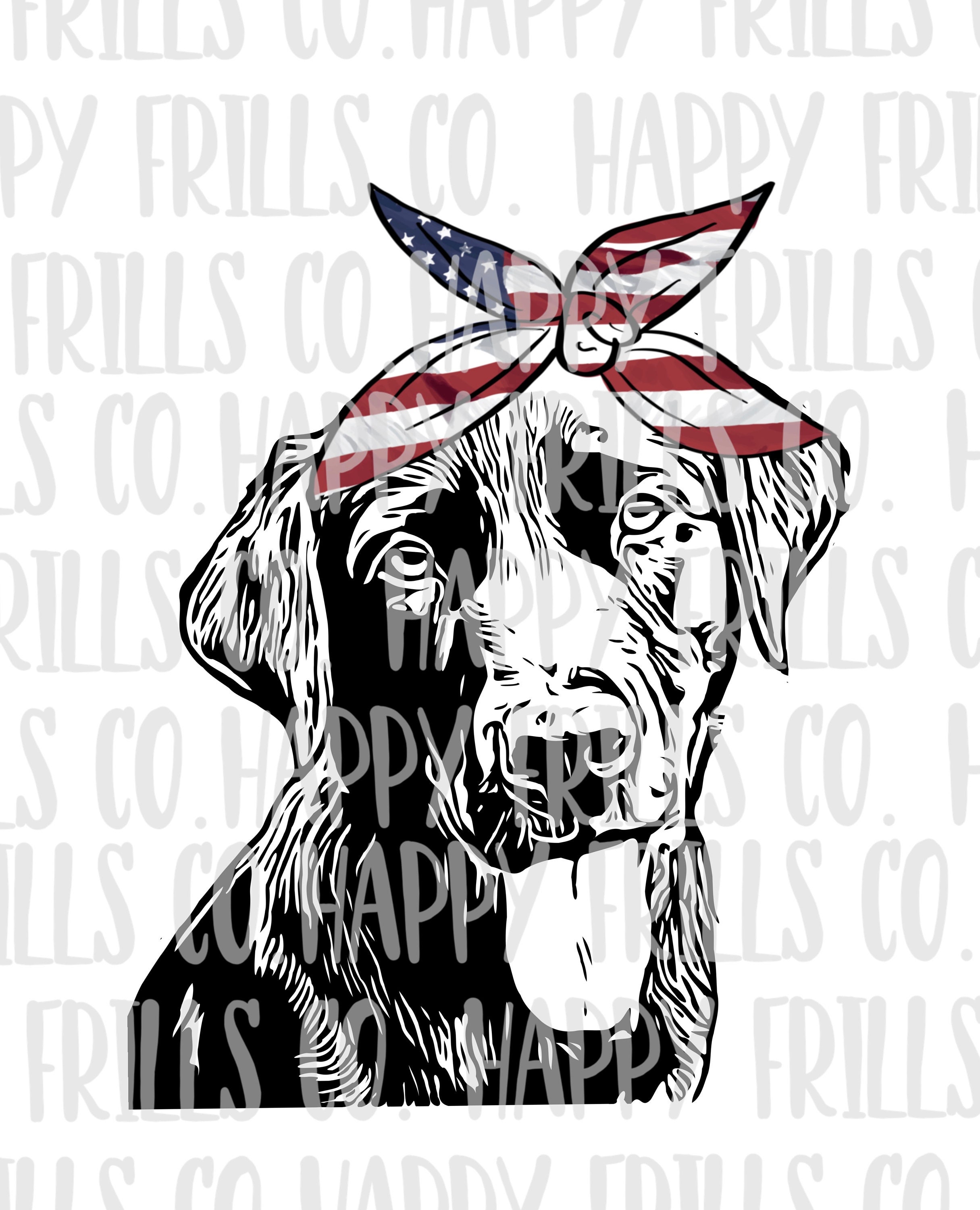 Graphic Clip Art Design Digital Download Bulldog with bandana and glasses Dog with bandana Mama Sublimation Design PNG