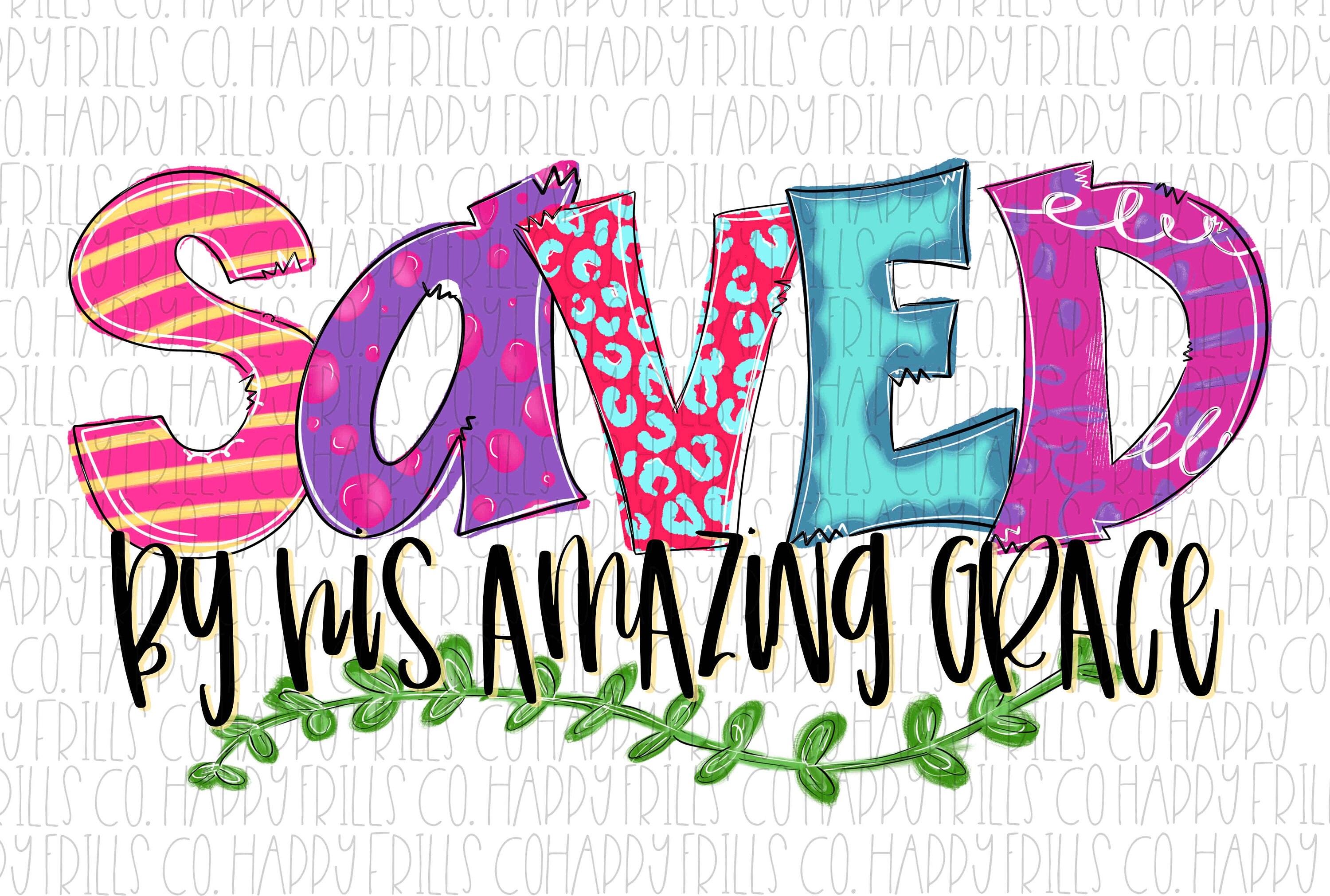 Saved by his Amazing Grace Digital image png instant download for