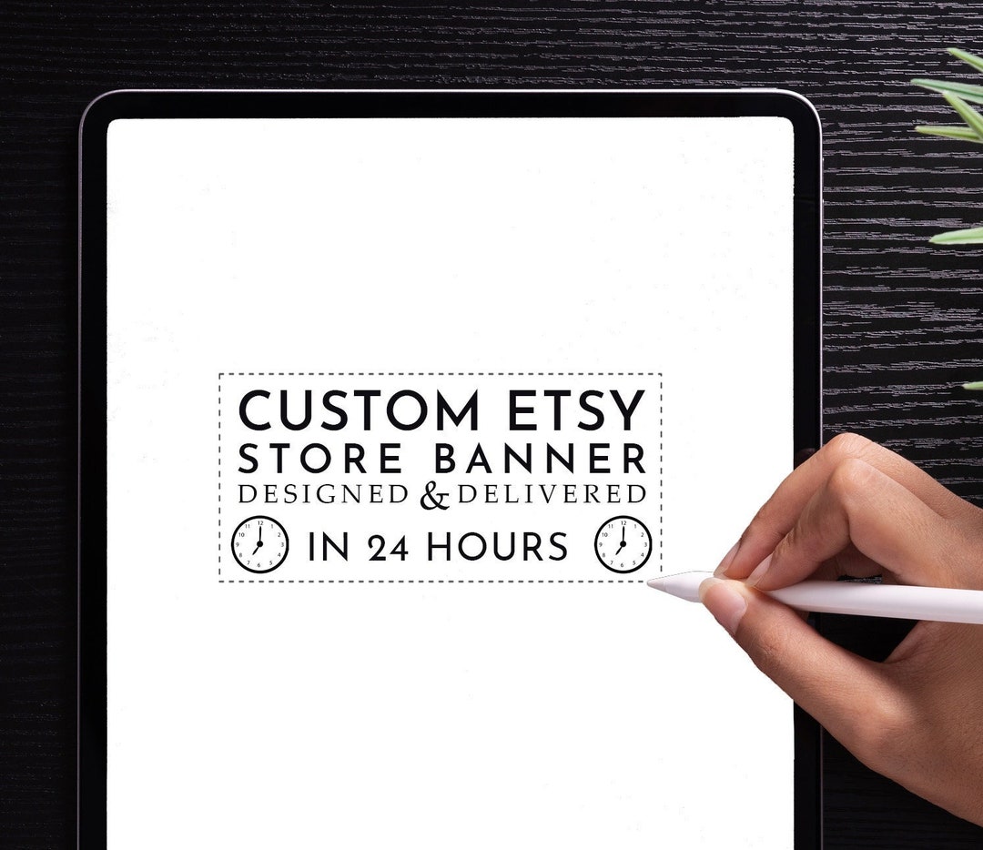 Custom Etsy Shop Banner in 24 Hours One Revision and Three Etsy
