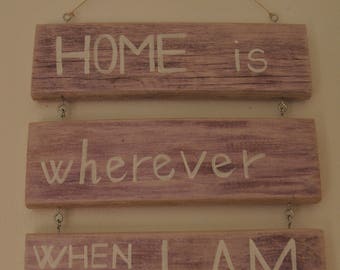 Gift Idea/Paintings with writings/phrases on wood/love phrases/wooden writings/wooden decorations/plaques/home decor/home is...