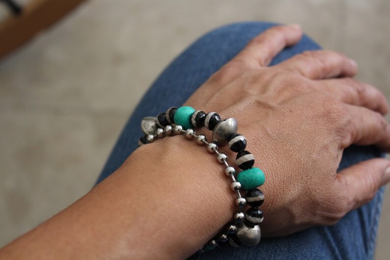 Beaded Bracelets set For Women Valentine/'s Day Gift Stacking bracelets set with gemstones Unique Bohemian bracelets