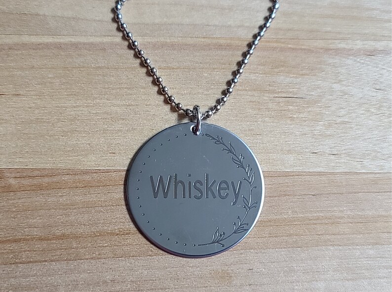 Stainless Steel Decanter Tags Decanter Labels Liquor Label Etsy