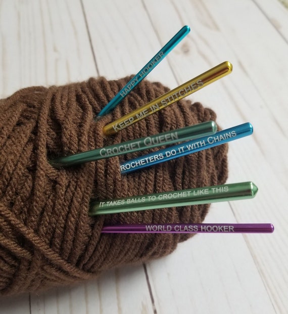 Custom Crochet Hooks, Personalized Crochet Gifts, Crochet Accessories, Gifts  for Crocheters, Crochet Supplies, Amigurumi Tool, DIY Christmas 