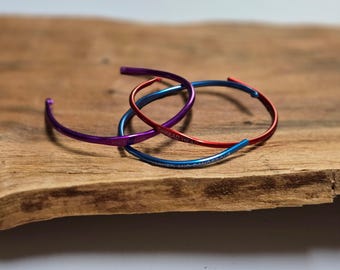 Personalized Crochet Hook Bangle Bracelet, Engraved Crochet Cuff Jewelry, Stocking Stuffer, Gift for Crocheter, Special Occasion Present