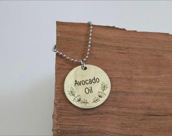 Floral Stainless Steel Tags | Soap Labels | Decanter Tag | Dish Soap Label | Lotion Label | Kitchen Tags | Bathroom Tags