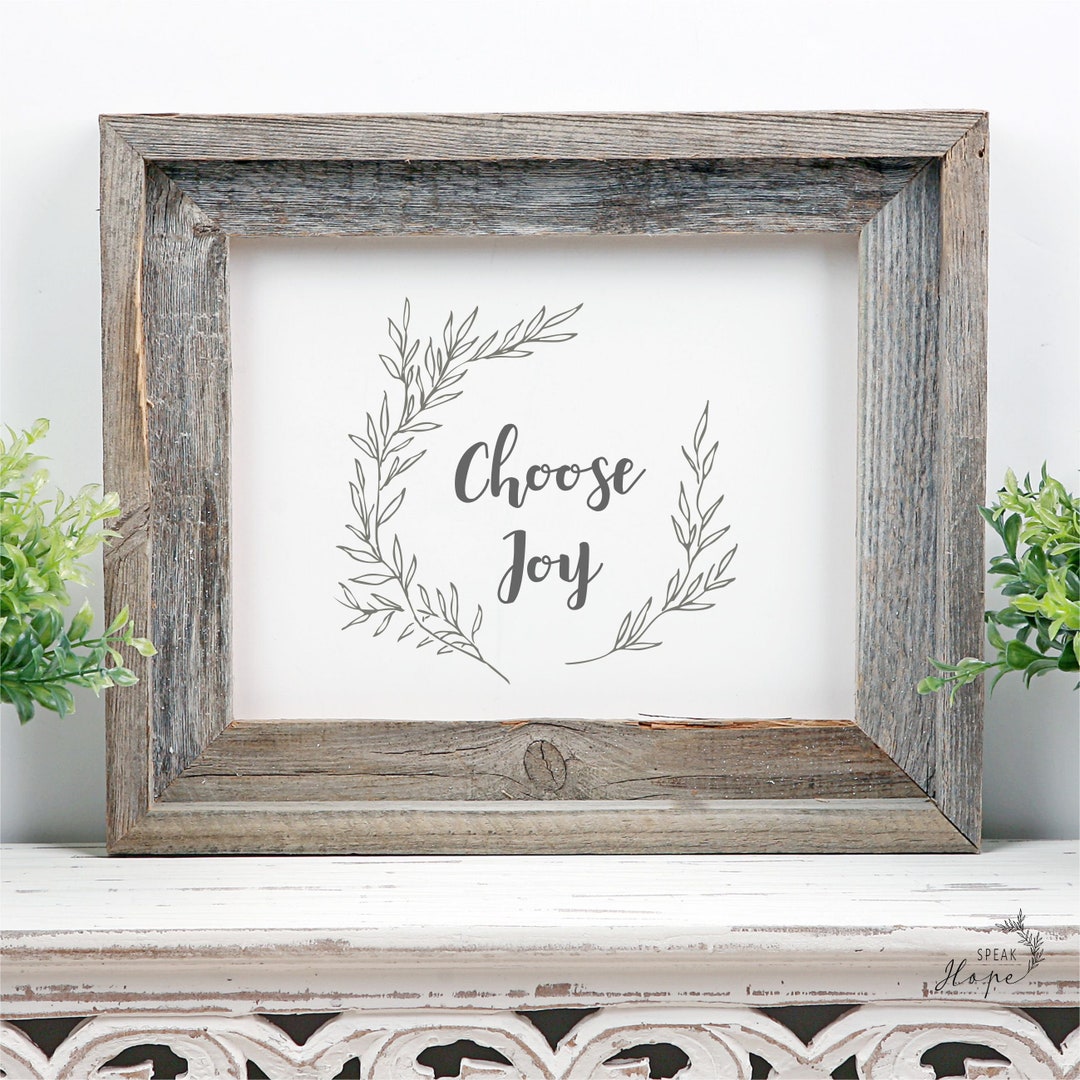 Choose Joy Print, Choose Joy Wall Art, Christian Wall Decor, Digital