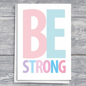 Soyez une carte d’encouragement forte, une carte de vœux inspirante, un cadeau de motivation
