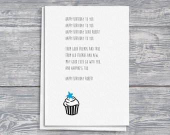 Happy Birthday Song Etsy France