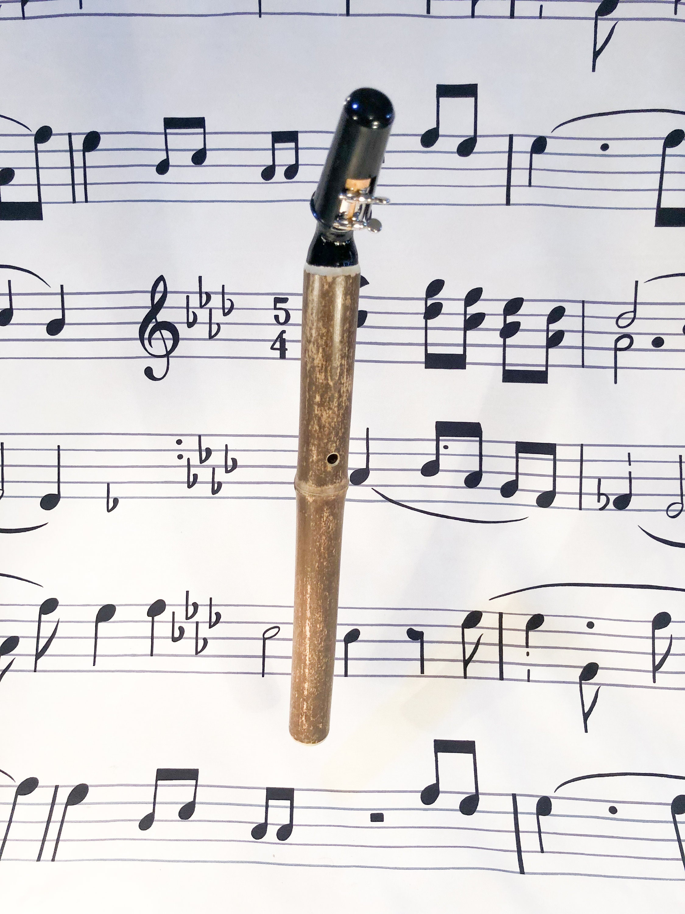 Handgefertigtes schwarzes Bambus Saxophon in G, Tenor Sax Sound - Etsy  sterreich