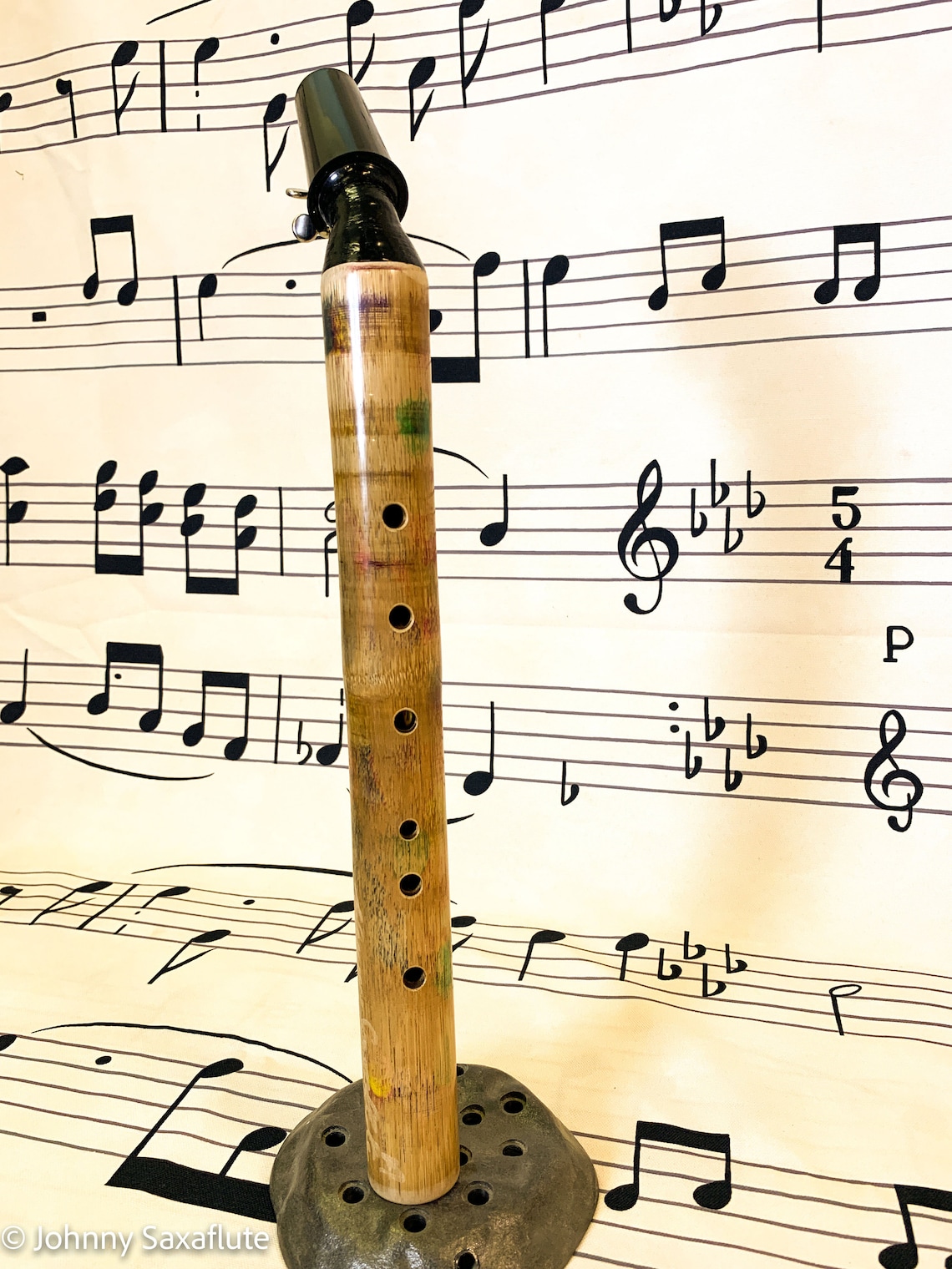 Alto Sax Hardwood Bamboo Saxophone. saxaflute Key Etsy