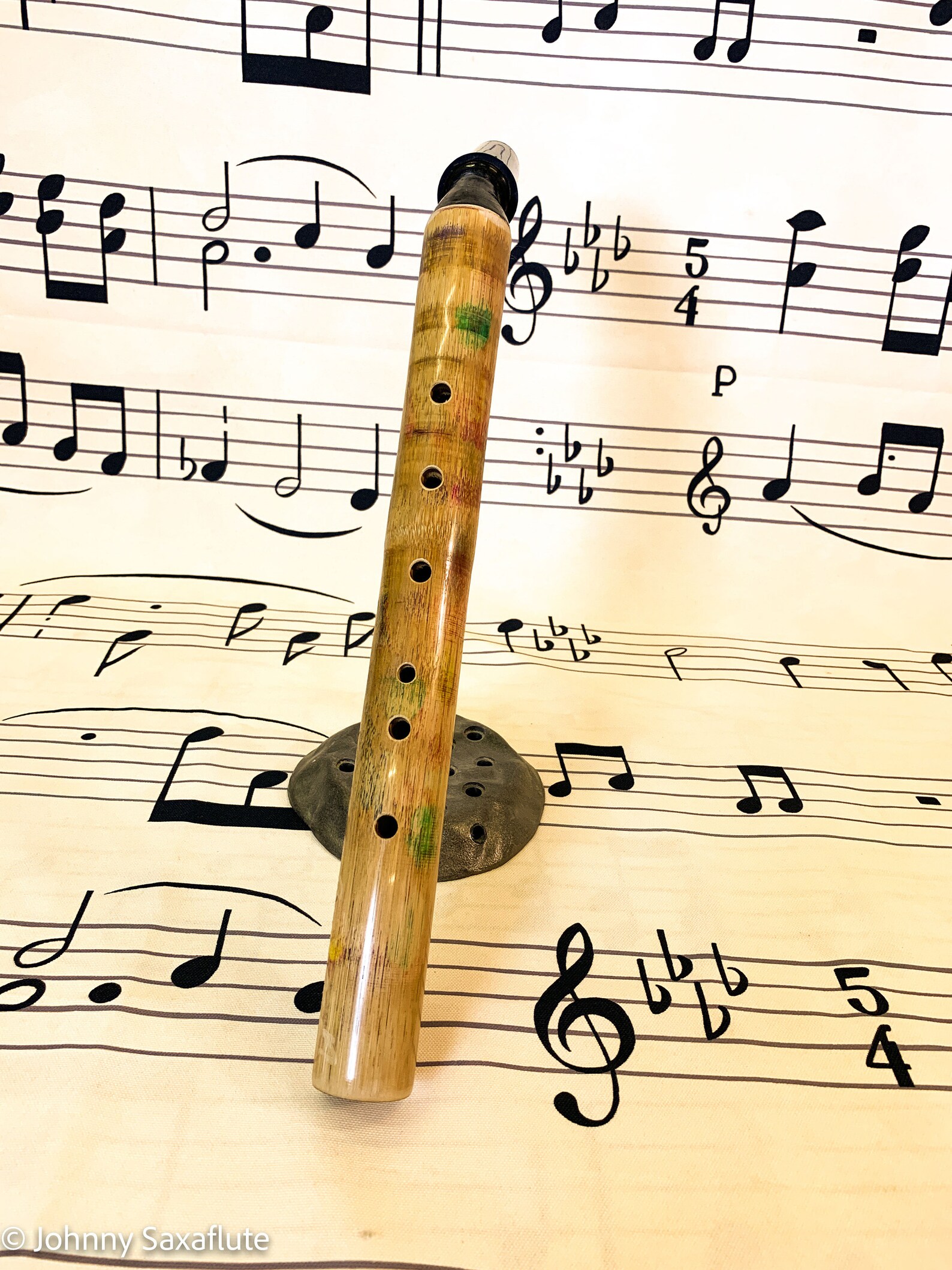 Alto Sax Hardwood Bamboo Saxophone. saxaflute Key Etsy