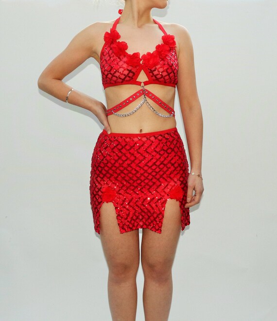 red rave top