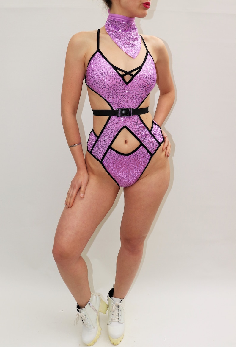 sequin rave outfit