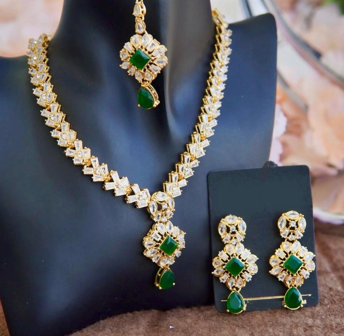 Necklace set/ Indian Pakistani Shadi Wedding Jewelry