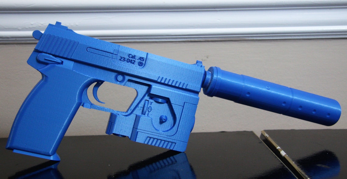 Solid Snake's Handgun Cosplay Prop nonfiring Replica Etsy