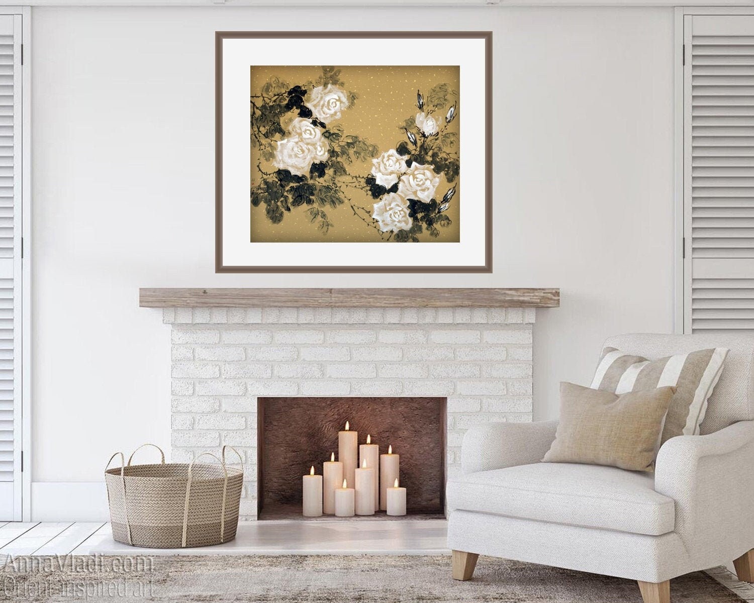 White Roses Original Sumi-e Painting, Japanese Black Ink on Beige Rice Paper, Large Wall Art, Oriental Botanical Painting of Rose Flowers - Etsy White Roses Original Sumi-e Painting, Japanese Black Ink on Beige Rice Paper, Large Wall Art, Oriental Botanical Painting of Rose Flowers - Etsy