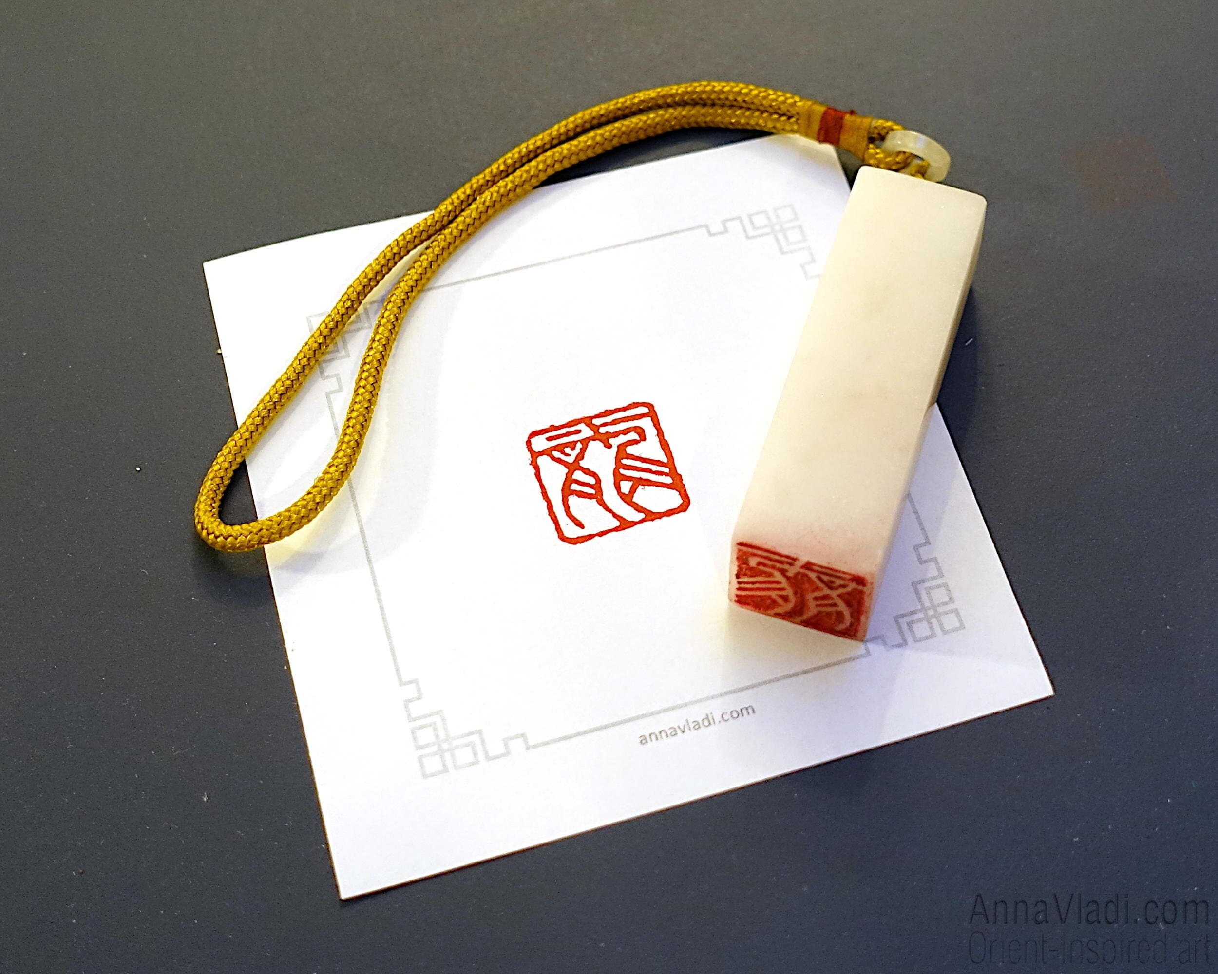 ZHONGJIUYUAN Lot de 3 tampons ronds en pâte à encre rouge pour  calligraphie, peinture Yinni chinoise, tampon rouge pour Inkan ou Hanko (30  g par un)